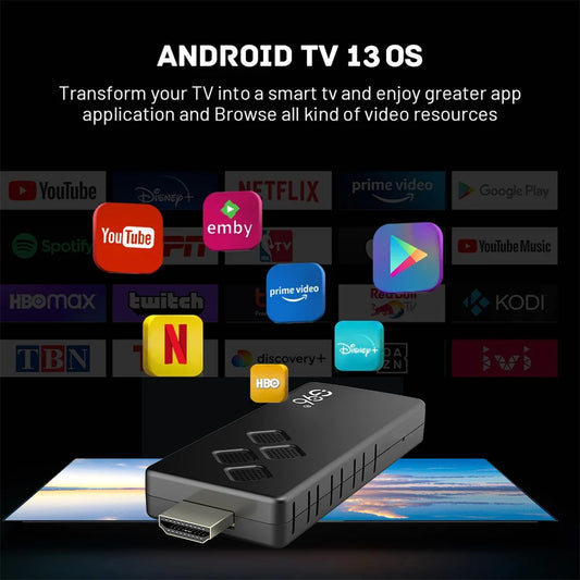 G96 Smart Tv stick Android13.0